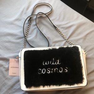 Pull&Bear white leather purse